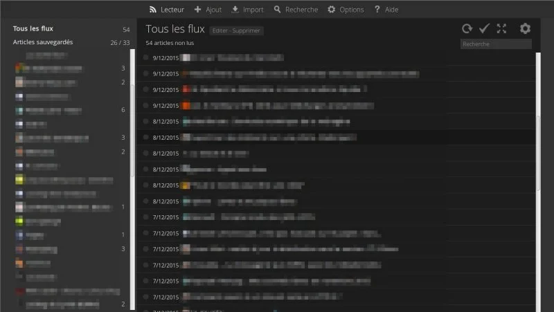Une extension Firefox pour gérer ses flux RSS