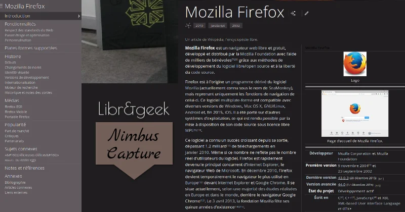 Firefox : une extension Top pour vos captures web